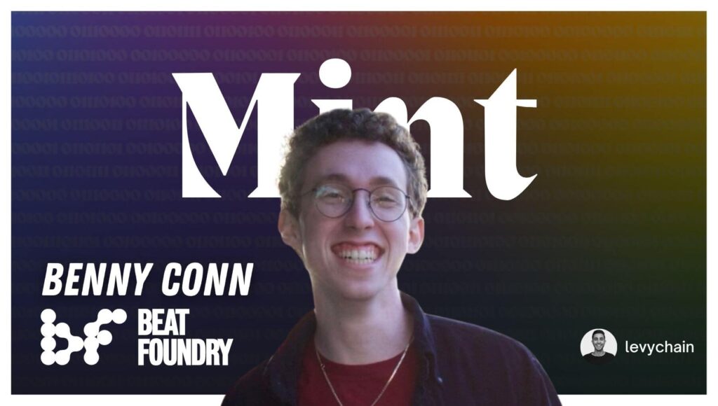 Beat Foundry’s Benny Conn returns to Mint to highlight his thesis for the music NFT consumption layer, problems facing music NFTs today, the upcoming drop with Oshi and more.
