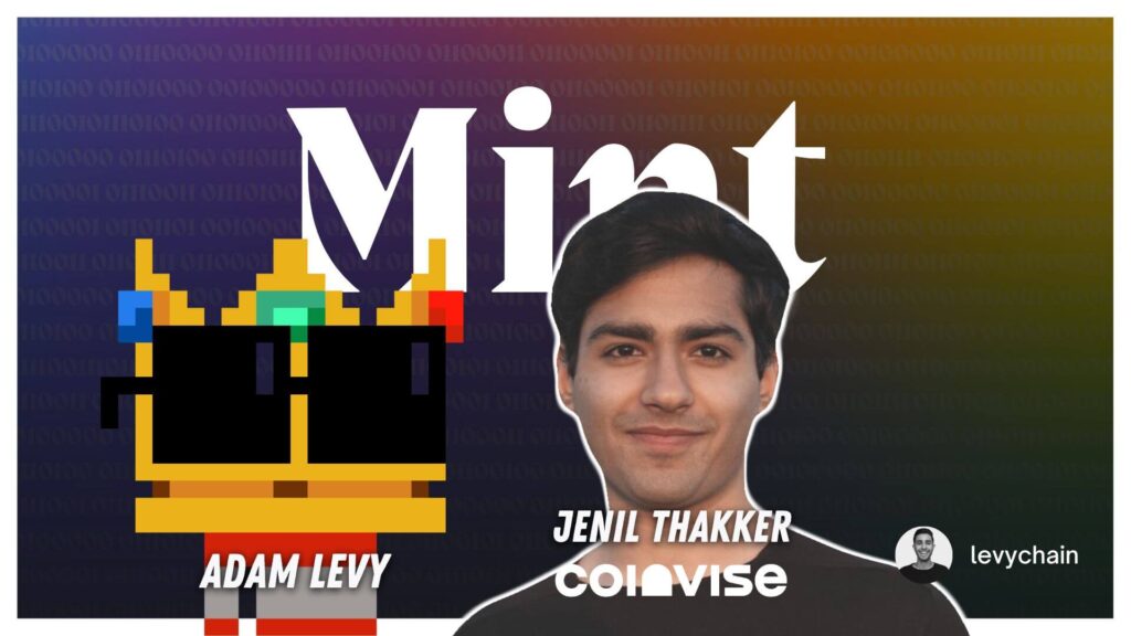 This episode welcomes Jenil Thakker, Founder of Coinvise, an open platform on Ethereum where creators can launch a social & build a tokenized community.
